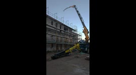 Crane failure - construction site