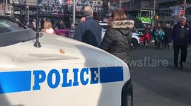 TIMES SQUARE IS GETTING READY FOR NEW YEARS EVE