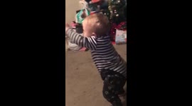 Christmas fun baby boy Dancing
