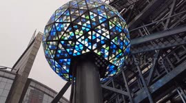 NYC's iconic New Year's Eve ball tested in Times Square