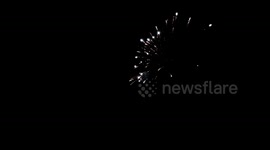 Fireworks at New Year's Eve 2020 in a workers settlement/GERMANY