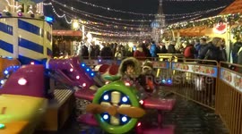 Overnight New Year celebrations in Red Square in Moscow