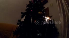 Sparkler in slo-mo