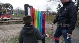 Residents unhappy after 'bongos' installed in children's playground