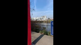 Petaluma, CA Police, Fire, California Highway Patrol, and Sonoma County Sheriff respond to incident on D Street