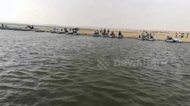 Boat Riding Activity In Wadi El Rayan Egypt