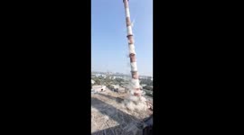 Watch - 100 feet long unused thermal chimney in Jamnagar