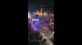 London Fire Brigade, Police and Ambulances at Crowndale road responding to KOKO fire, Camden
