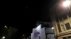 Fire brigade drone spotted above London nightclub as fire rips through
