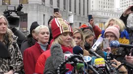 Accusers of Harvey Weinstein speak out in New York