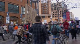 Denver Colorado anti-war protest/rally