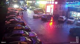 Chinese motorist deliberately rams car 11 times as it blocked their way out of car park