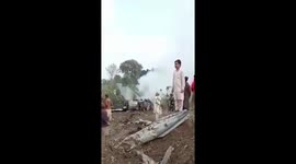 Two pilots killed as Pakistan Air Force jet crashes during training operation