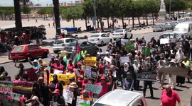 Activists against India's Citizenship Amendment Act take demands to the Indian Consulate in Cape Town