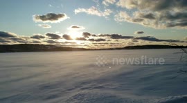 Michigan Sunset/High Winds