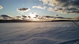 Michigan Sunset/High Winds 4k