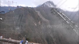 India set to complete world's highest rail bridge measuring at 349-metres tall