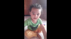 18-month-old child is good at math