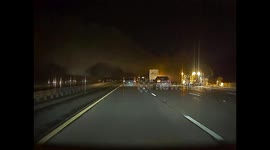 Vehicle on fire on side of I-5 near San Clemente, California