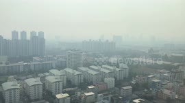 Smog engulfs tower blocks in Bangkok as pollution levels soar