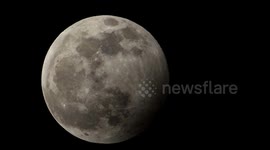 Penumbral Lunar Eclipse realtime video