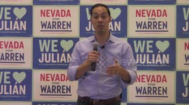 Julian Castro speaks at Sen. Warren event in Las Vegas