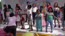 Funny and energetic children dancing at a Children's Day party (Part 2)