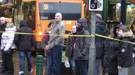 Glasgow city centre road closed due to falling debris
