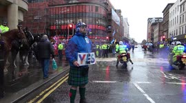 Thousands march though Glasgow calling for Scottish independence