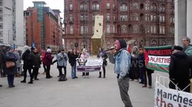Extinction Rebellion activist speaking at