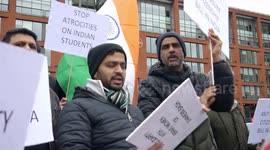 Protesting the Indian Citizenship Amendment Act (CAA) in Manchester, UK.