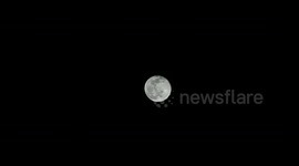 The Wolf moon - first full moon of the year and lunar eclipse - thrills skywatchers