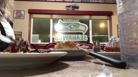 Eating A Liver Dinner in a Diner