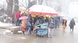 Fresh snowfall in Kashmir, flight operations disrupted
