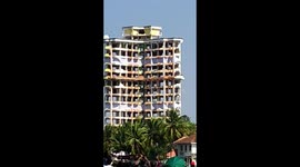 Luxury apartment block demolished in India over planning rules