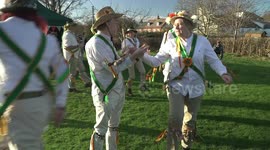 Wassailing at Bridport Community Orchard, Dorset