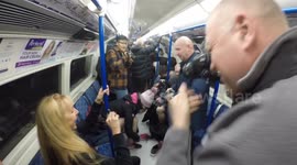The Annual No Trousers Tube Ride on the London Underground