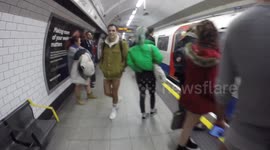 People With No Trousers At Trafalgar Square