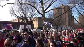 Hundreds rally against anti-Semitism in Queens, New York
