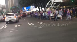 LSU fans head to Superdome in New Orleans ahead of game with Clemson