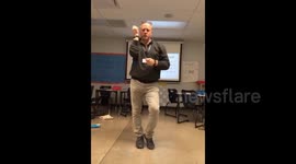 This dancing US middle school teacher is blowing up on TikTok due to his smooth moves