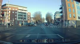 Quads and Bikes go through red lights in Dublin