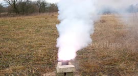 YouTuber creates volatile experiment by burning Snickers bar with molten potassium