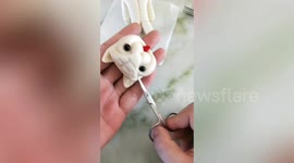 Talented Chinese woman creates intricate handcrafts out of dough