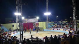 Funny Clown Do Spoil Water Show In Egyptian Circus