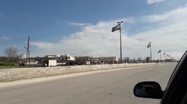Short trip on the international road linking Damascus and Aleppo in Syria Also showing the flag of the Syrian revolution is a symbol of freedom in the region In the history of  April 2, 2019