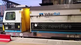 Rail users on UK east coast rail services disrupted