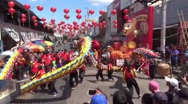 Chinese New Year Souvenir sellers in Indonesia