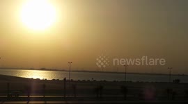 Half moon beach of Aziziah , Khubar, Saudi Arabia
