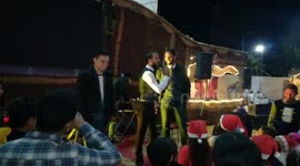 Famous Egyptian Wizard Show The Coin Burn Trick In New Year's Eve Celebrations